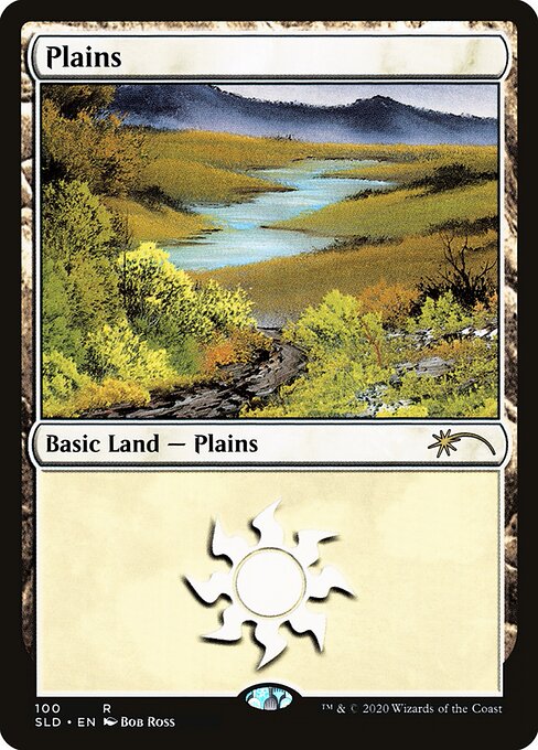 Plains — Secret Lair Drop #100, art by Bob Ross
