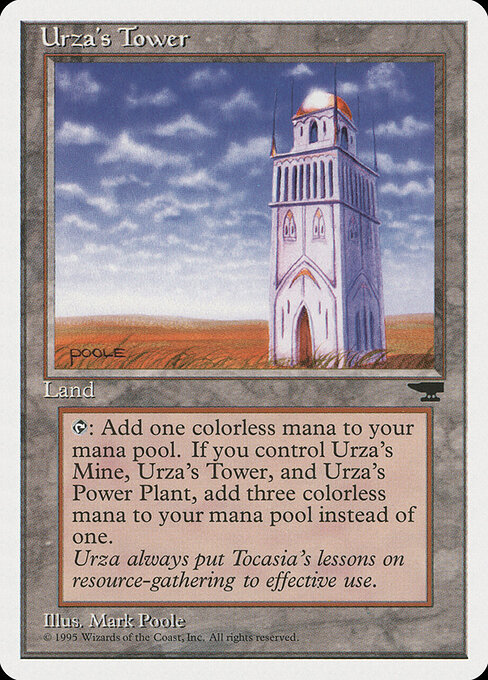 Urza's Tower — Chronicles #116b, art by Mark Poole