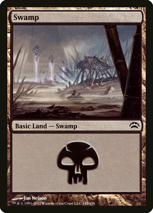 Swamp — Planechase 2012 #145, art by Jim Nelson