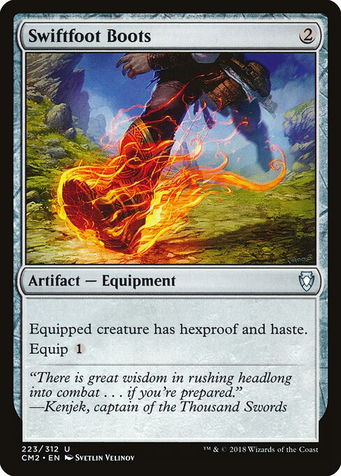 Swiftfoot Boots — Commander Anthology Volume II #223, art by Svetlin Velinov