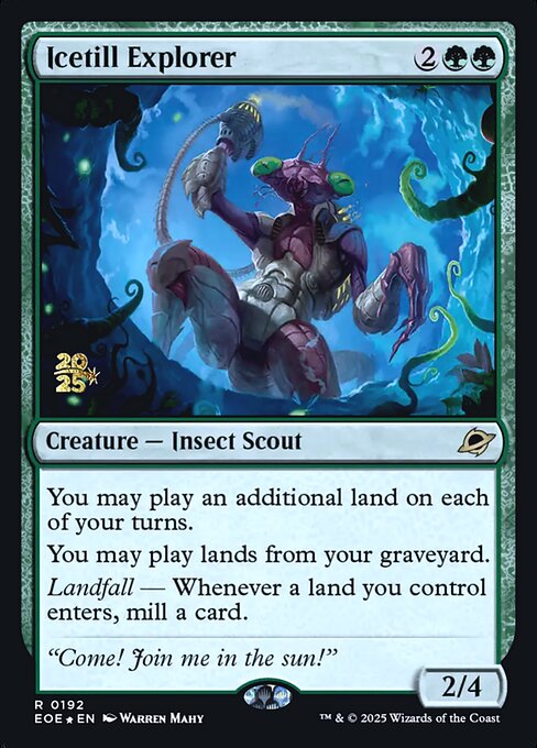 Icetill Explorer — Edge of Eternities Promos #192s, art by Warren Mahy