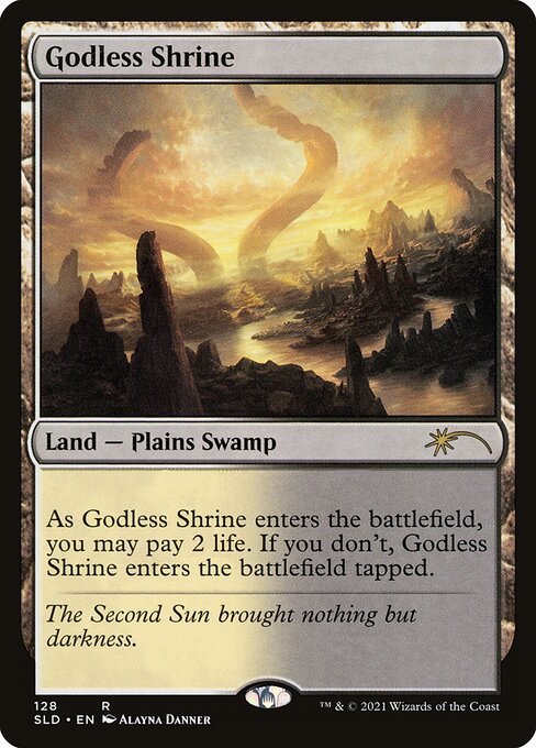 Godless Shrine — Secret Lair Drop #128, art by Alayna Danner