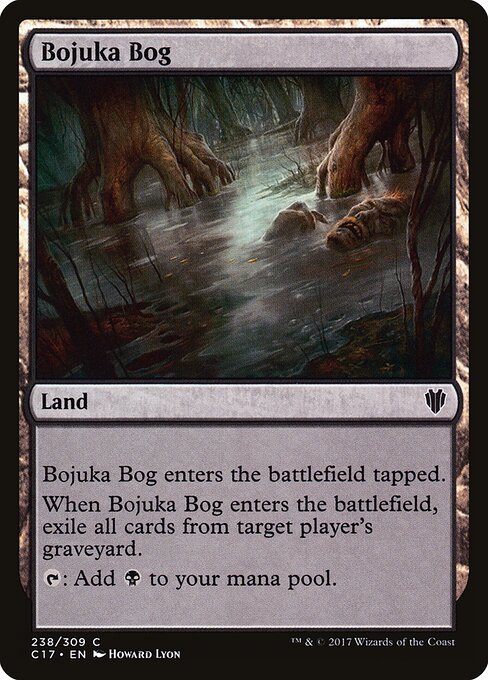 Bojuka Bog — Commander 2017 #238, art by Howard Lyon