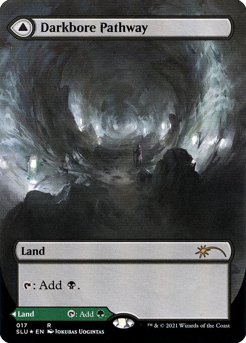 Darkbore Pathway // Slitherbore Pathway — Secret Lair: Ultimate Edition #17, art by Jokubas Uogintas