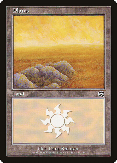 Plains — Mercadian Masques #333, art by Dana Knutson