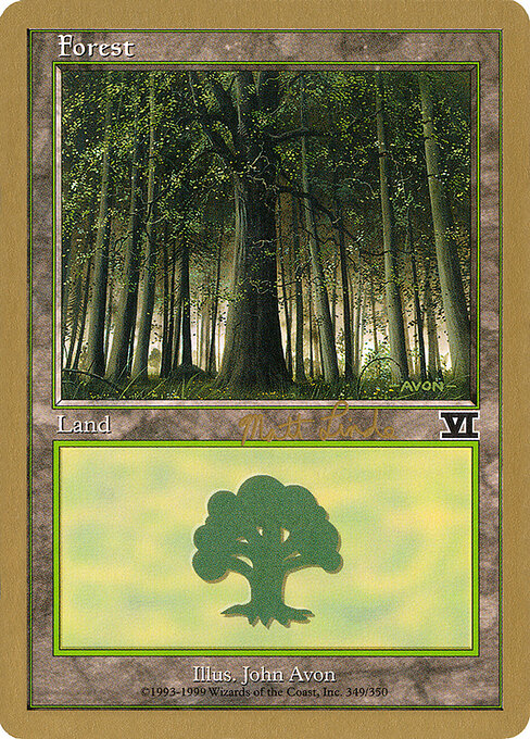 Forest — World Championship Decks 1999 #ml349, art by John Avon