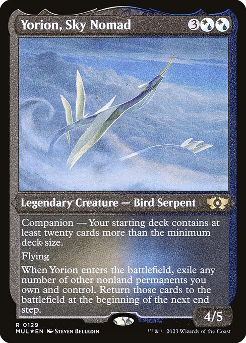 Yorion, Sky Nomad — Multiverse Legends #129, art by Steven Belledin