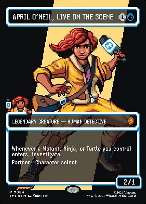 April O'Neil, Live on the Scene — Teenage Mutant Ninja Turtles Eternal #84, art by Kirokaze