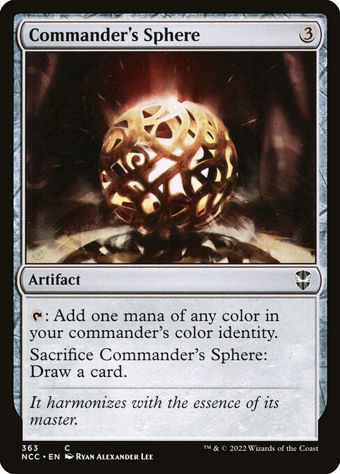 Commander's Sphere — New Capenna Commander #363, art by Ryan Alexander Lee