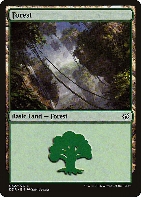 Forest — Duel Decks: Nissa vs. Ob Nixilis #32, art by Sam Burley