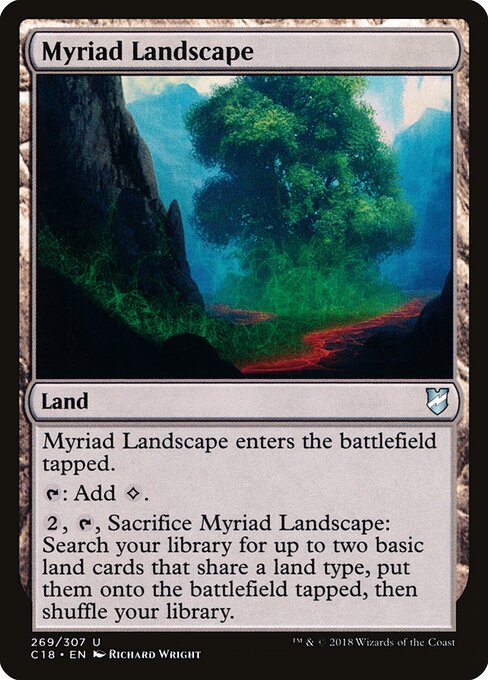 Myriad Landscape — Commander 2018 #269, art by Richard Wright