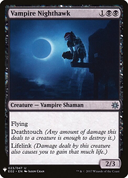 Vampire Nighthawk — The List #E02-23, art by Jason Chan