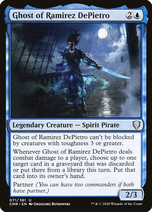 Ghost of Ramirez DePietro — Commander Legends #71, art by Grzegorz Rutkowski