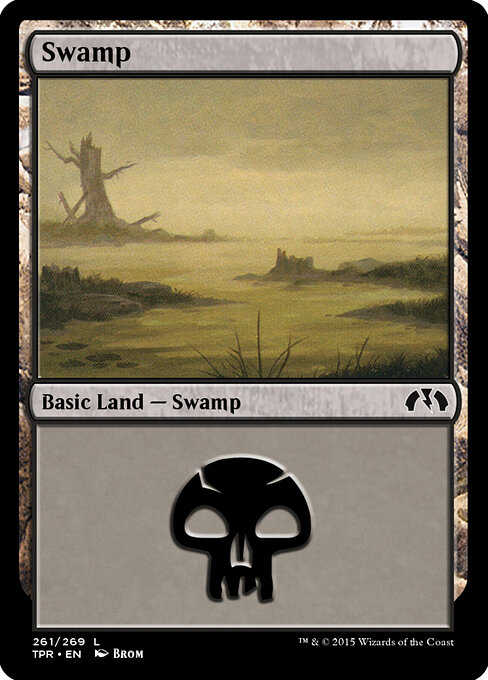 Swamp — Tempest Remastered #261, art by Brom