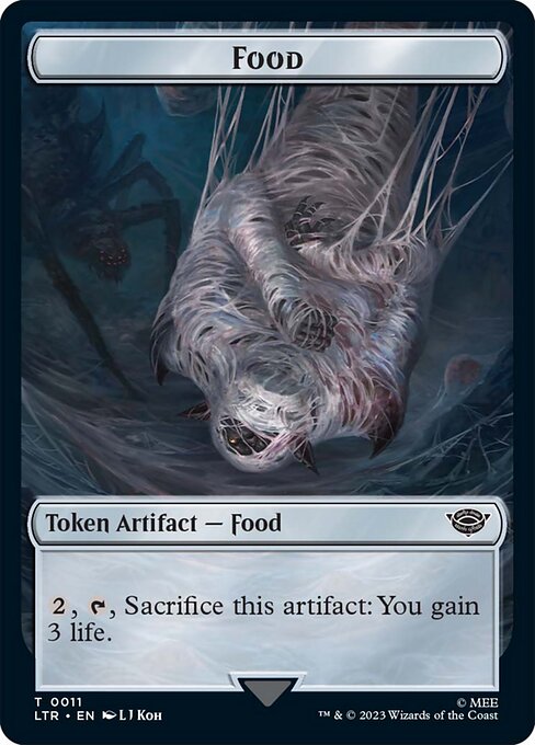 Food — Tales of Middle-earth Tokens #11, art by L J Koh