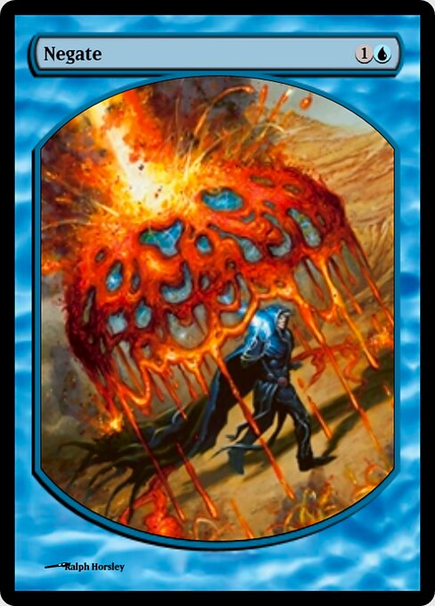 Negate — Magic Online Promos #35138, art by Ralph Horsley