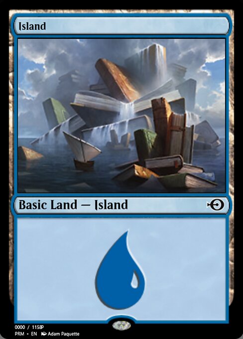 Island — Magic Online Promos #81884, art by Adam Paquette