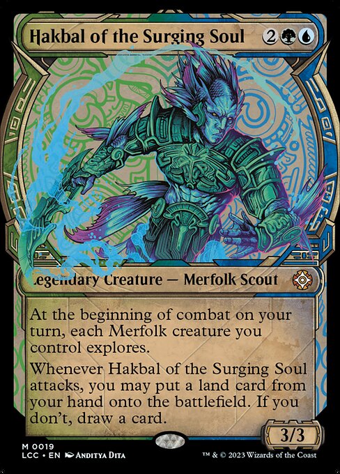 Hakbal of the Surging Soul — The Lost Caverns of Ixalan Commander #19, art by Anditya Dita