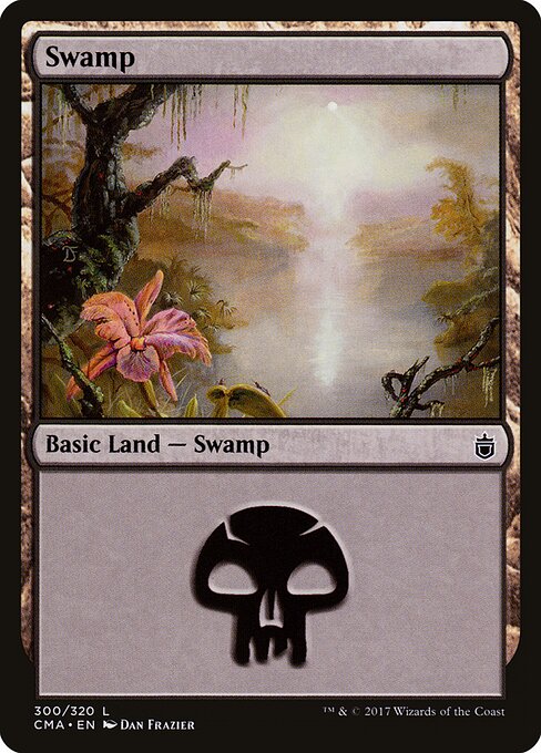 Swamp — Commander Anthology #300, art by Dan Frazier
