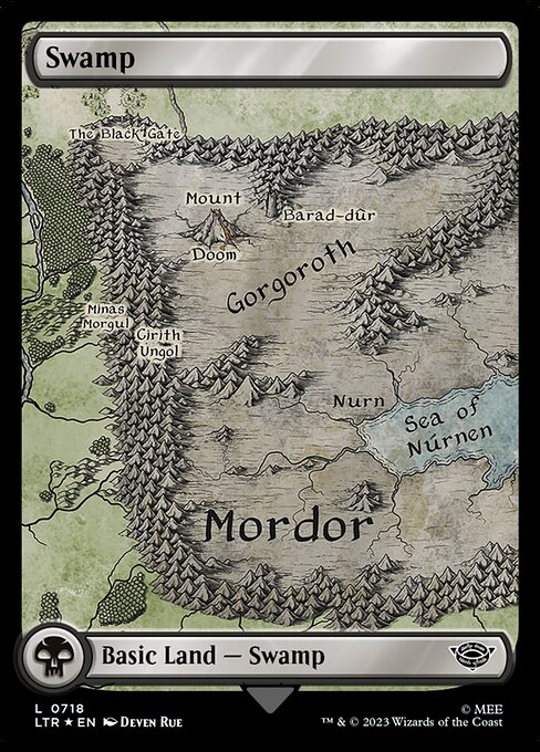 Swamp — The Lord of the Rings: Tales of Middle-earth #718, art by Deven Rue