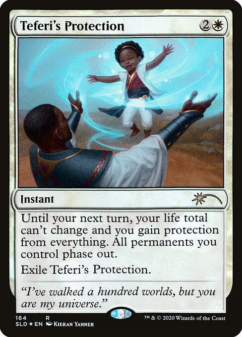 Teferi's Protection — Secret Lair Drop #164, art by Kieran Yanner