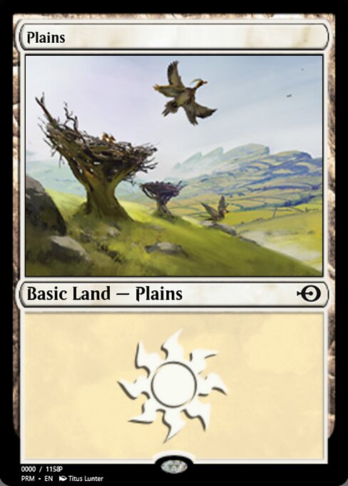 Plains — Magic Online Promos #81842, art by Titus Lunter