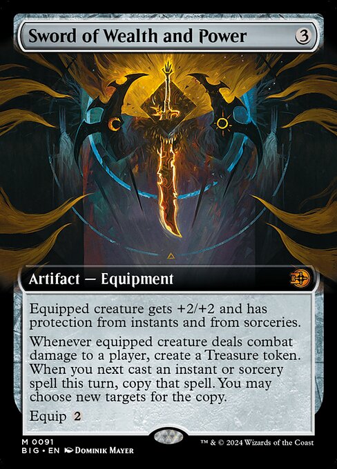 Sword of Wealth and Power — The Big Score #91, art by Dominik Mayer