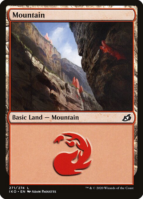Mountain — Ikoria: Lair of Behemoths #271, art by Adam Paquette