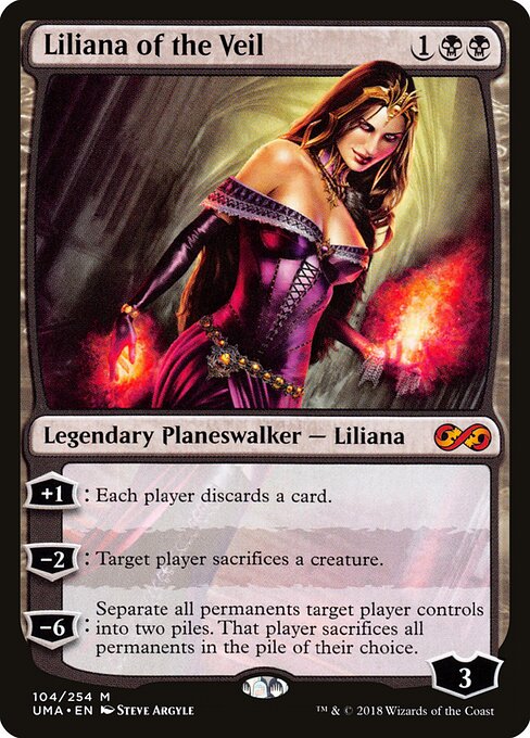 Liliana of the Veil — Ultimate Masters #104, art by Steve Argyle