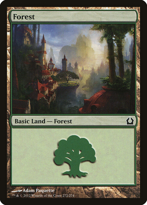 Forest — Return to Ravnica #272, art by Adam Paquette