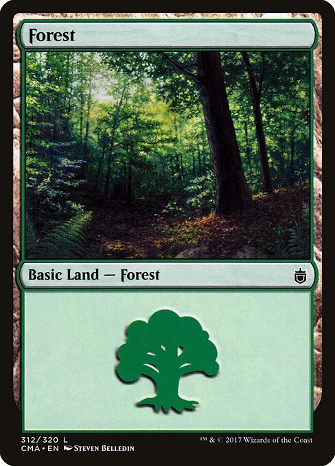 Forest — Commander Anthology #312, art by Steven Belledin