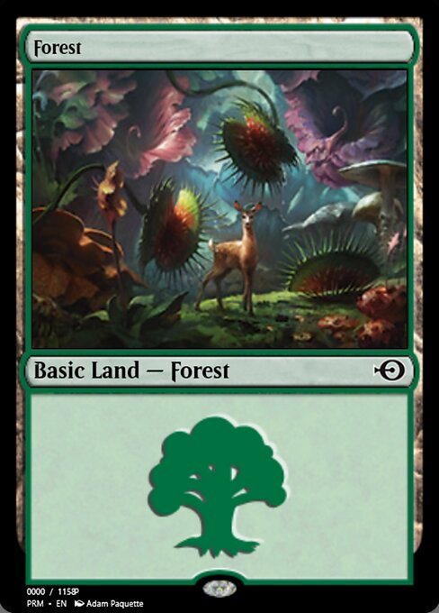 Forest — Magic Online Promos #81906, art by Adam Paquette