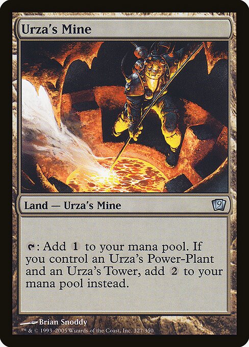 Urza's Mine — Ninth Edition #327★, art by Brian Snõddy