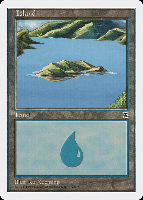 Island — Portal Three Kingdoms #171, art by Ku Xueming