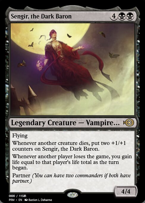 Sengir, the Dark Baron — Magic Online Promos #86260, art by Bastien L. Deharme