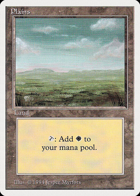 Plains — Summer Magic / Edgar #294, art by Jesper Myrfors