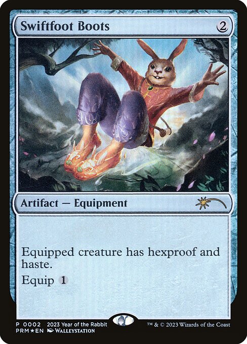 Swiftfoot Boots — Year of the Rabbit 2023 #4, art by Walleystation