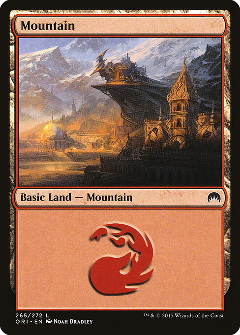 Mountain — Magic Origins #265, art by Noah Bradley