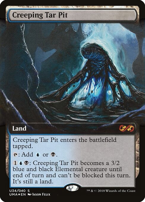 Creeping Tar Pit — Ultimate Box Topper #U34, art by Jason Felix