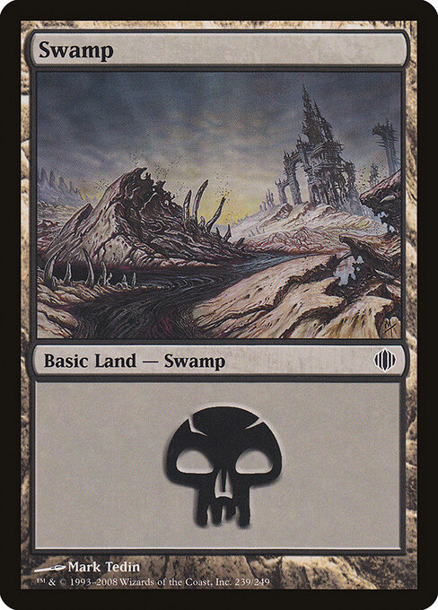 Swamp — Shards of Alara #239, art by Mark Tedin