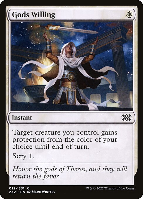 Gods Willing — Double Masters 2022 #12, art by Mark Winters