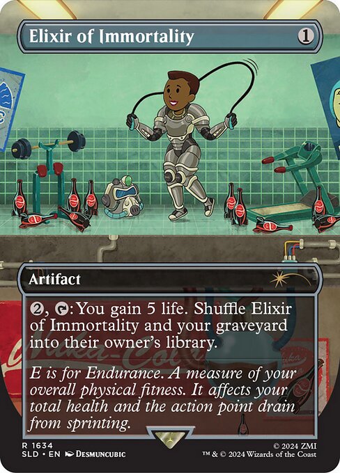 Elixir of Immortality — Secret Lair Drop #1634, art by Desmuncubic