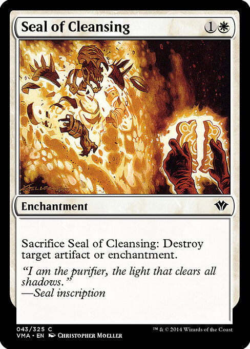 Seal of Cleansing — Vintage Masters #43, art by Christopher Moeller