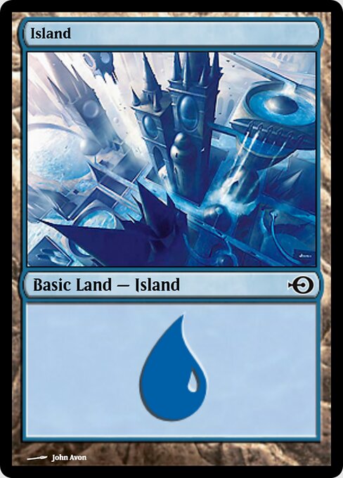 Island — Magic Online Promos #32023, art by John Avon