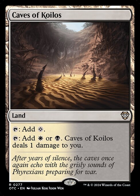 Caves of Koilos — Outlaws of Thunder Junction Commander #277, art by Julian Kok Joon Wen