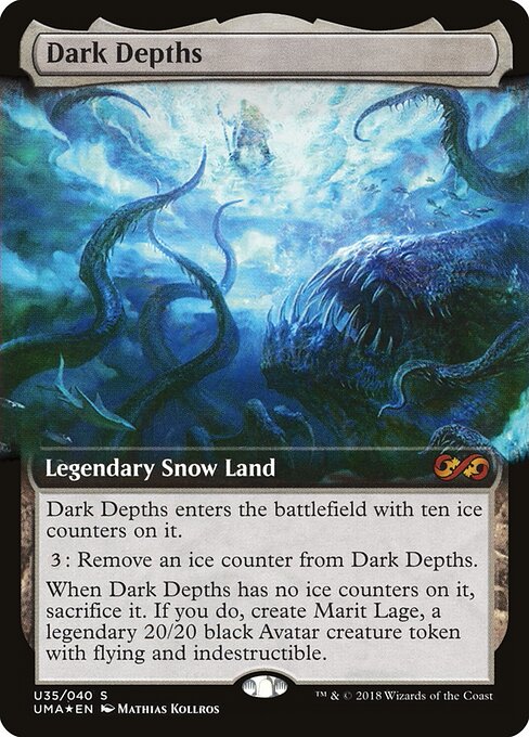 Dark Depths — Ultimate Box Topper #U35, art by Mathias Kollros