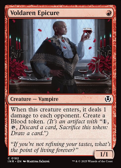 Voldaren Epicure — Innistrad Remastered #182, art by Martina Fačková