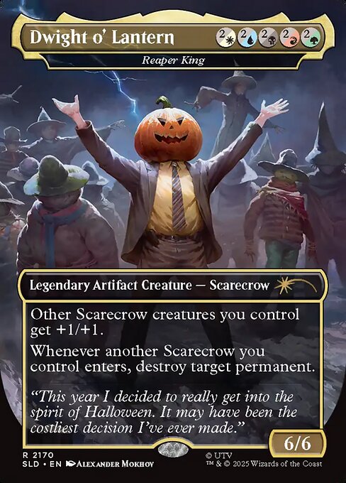 Reaper King — Dwight o' Lantern — Secret Lair Drop #2170, art by Alexander Mokhov