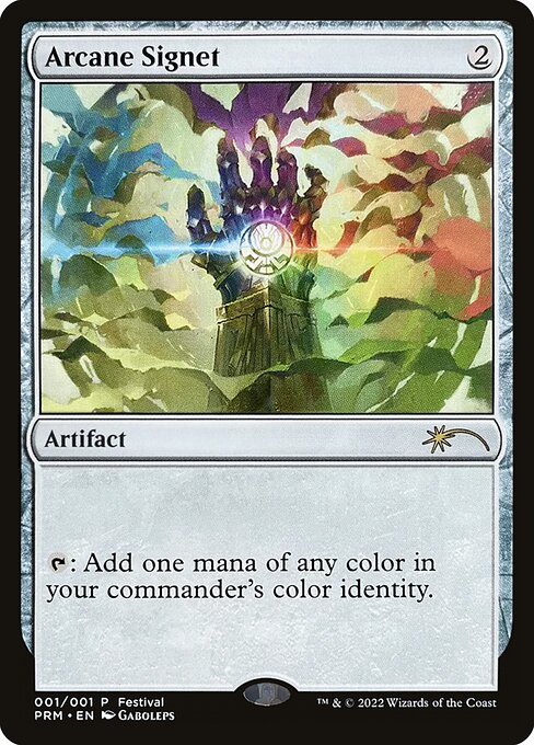 Arcane Signet — 30th Anniversary Misc Promos #1F, art by Gaboleps
