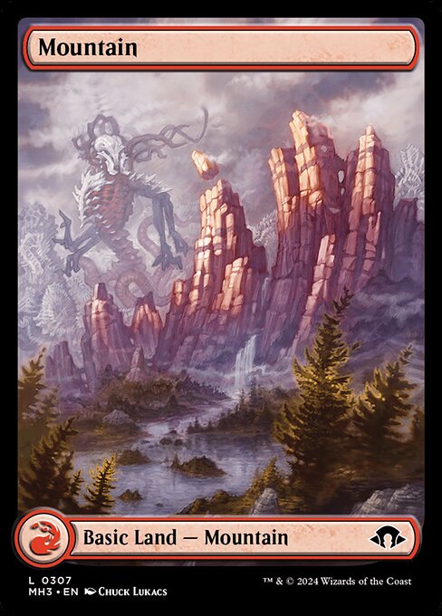 Mountain — Modern Horizons 3 #307, art by Chuck Lukacs